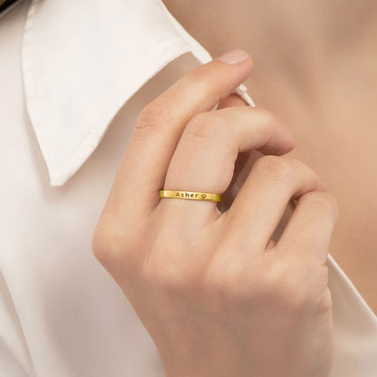 Personlig ring med kæledyrs navn