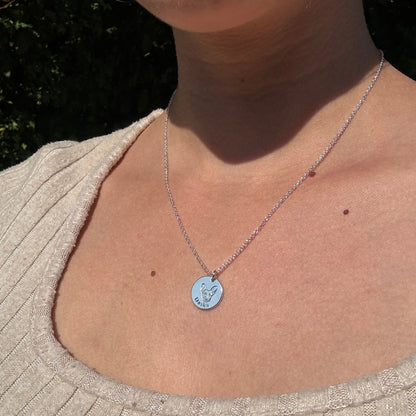 Personlig halskæde med kæledyrsfoto