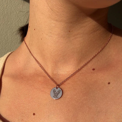 Personlig halskæde med kæledyrsfoto