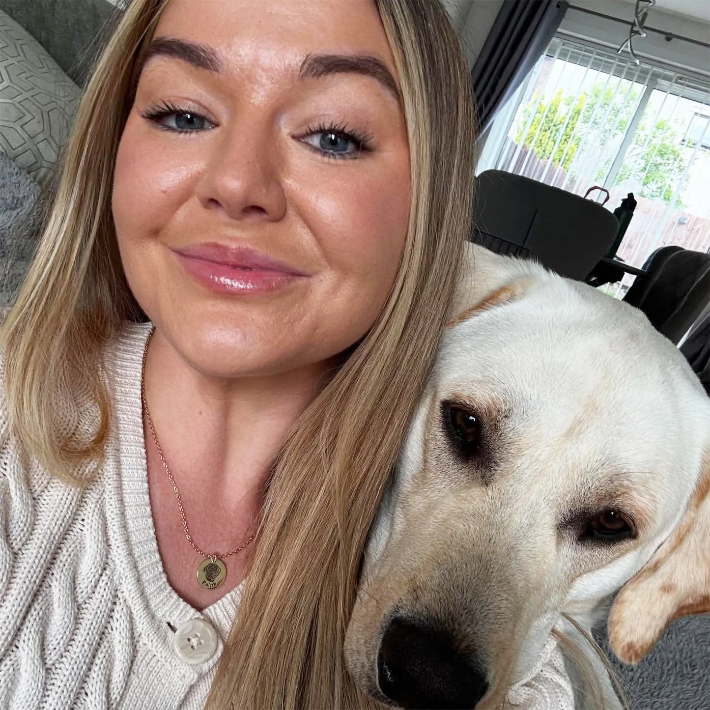 Personlig halskæde med kæledyrsfoto