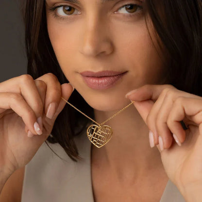 Personlig halskæde med kort